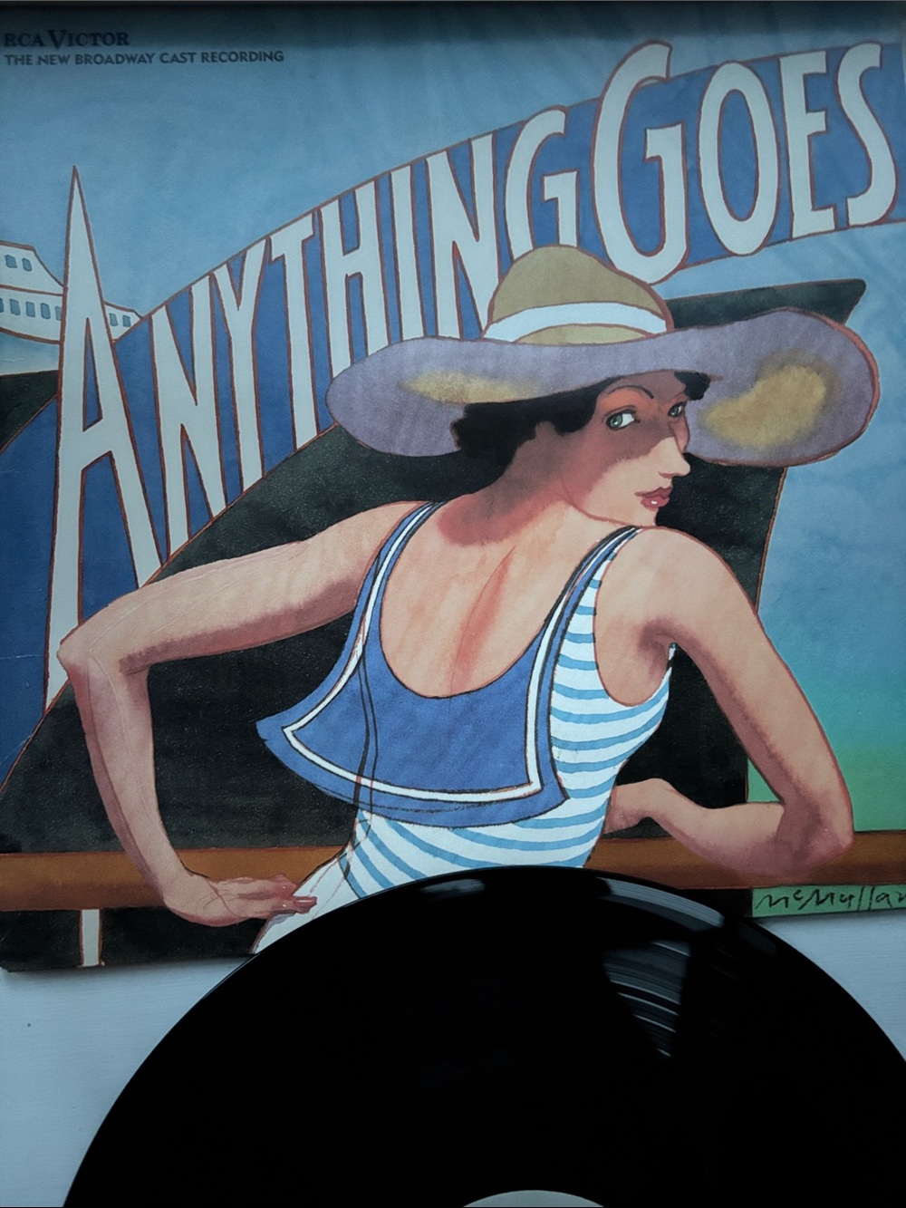 [RCA Victor – 7769-1-RC] Anything Goes (The New Broadway Cast Recording) LP